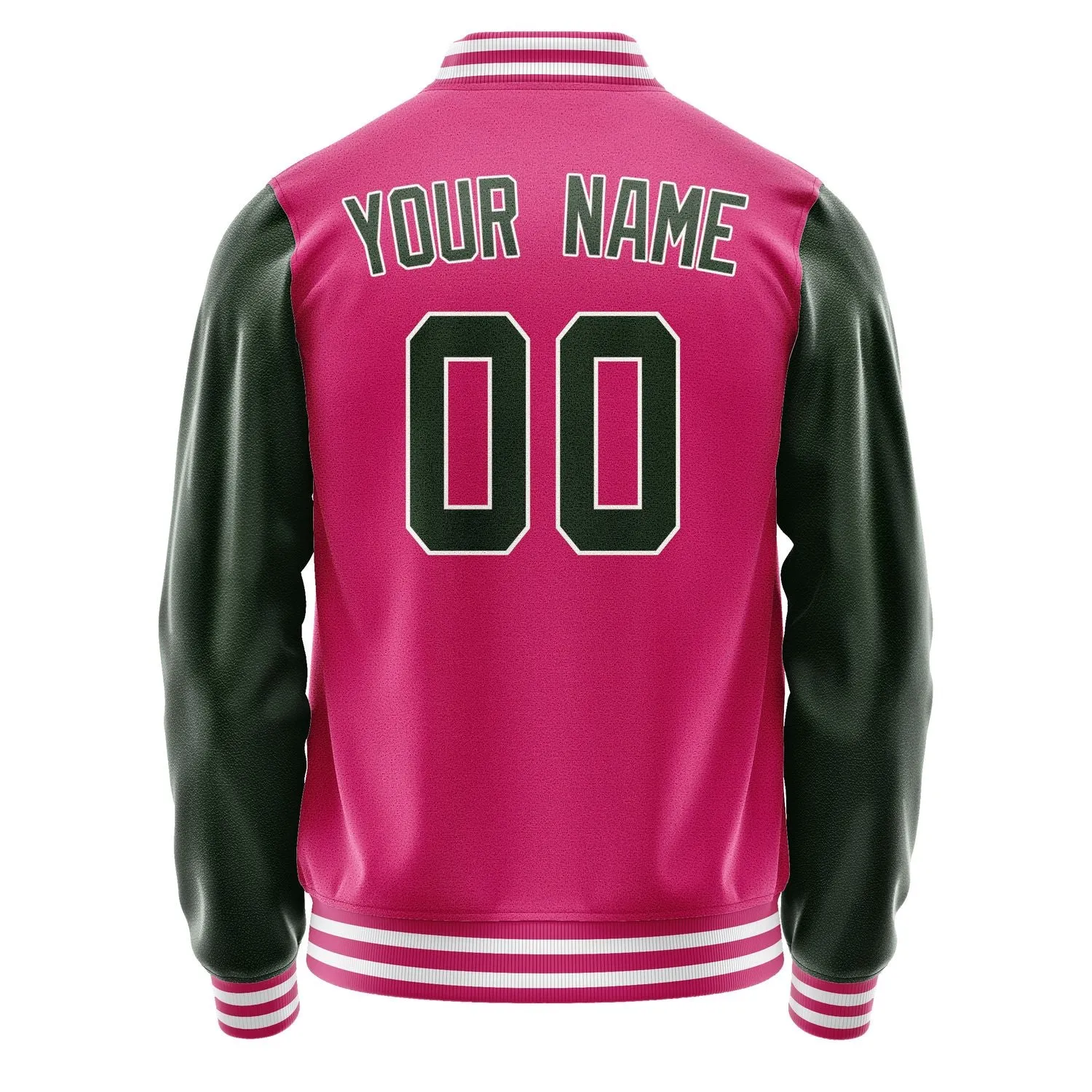 Custom Pink Dark Green Jacket sold by Tailorly product image thumbnail 3