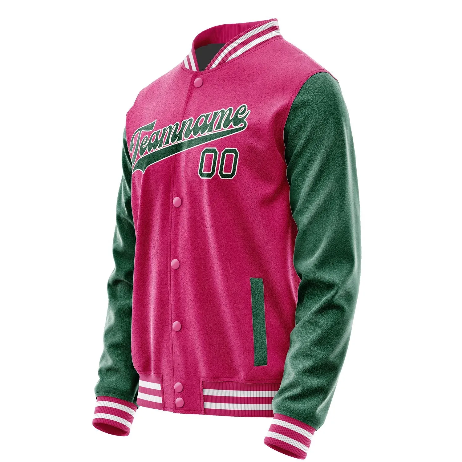 Custom Pink Green Jacket sold by Tailorly product image thumbnail 2