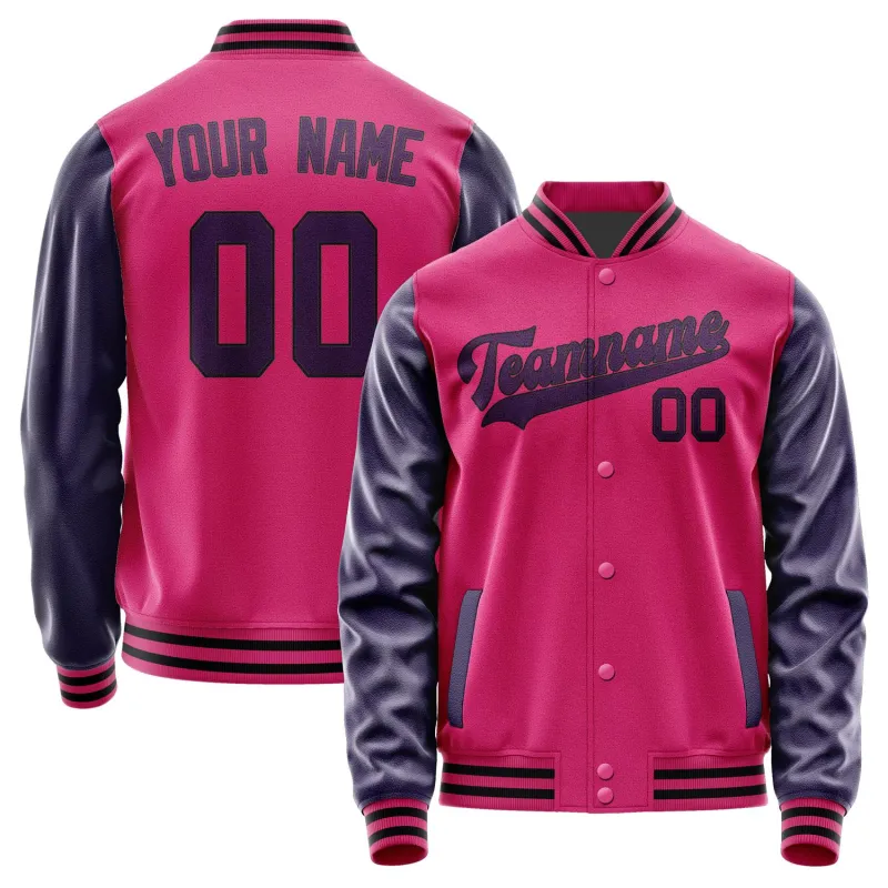 Custom Pink Purple Jacket sold by Tailorly