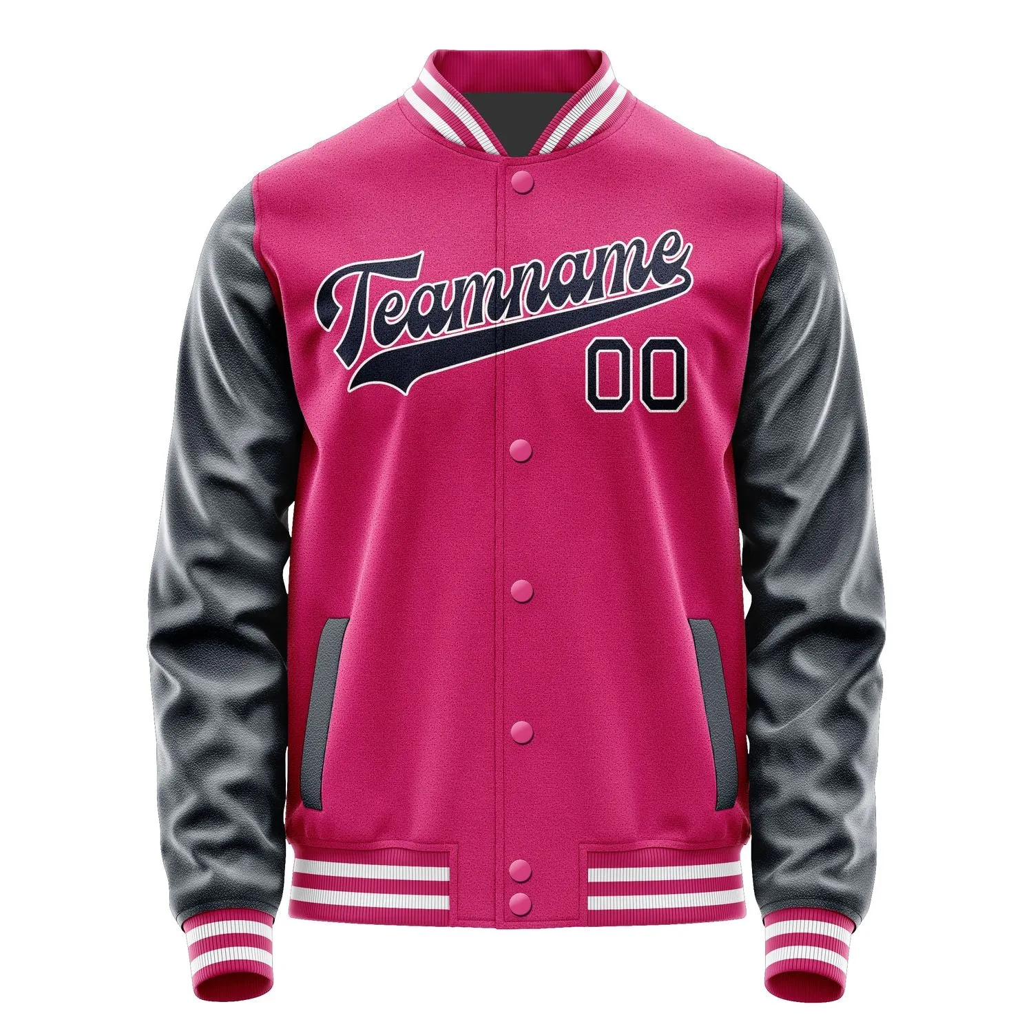 Custom Pink Navy Jacket sold by Tailorly product image thumbnail 4