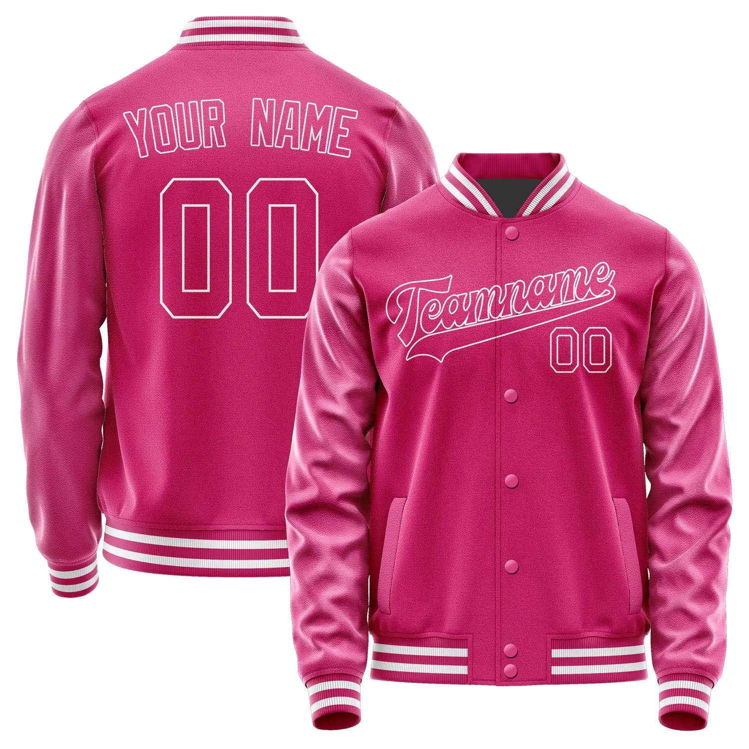 Custom Pink Pink Jacket sold by Tailorly