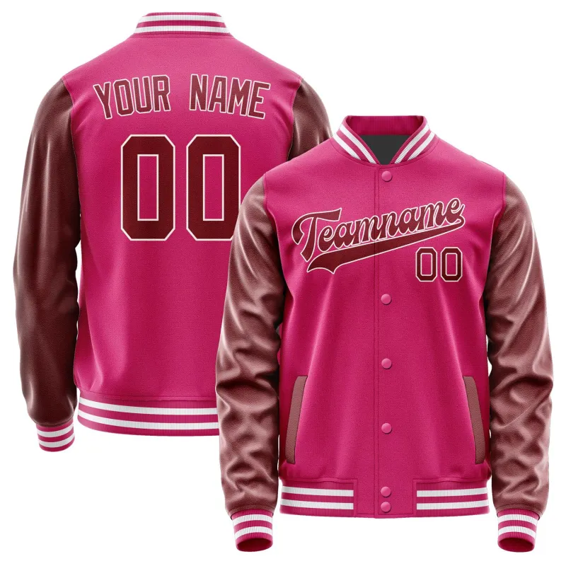 Custom Pink Crimson Red Jacket sold by Tailorly