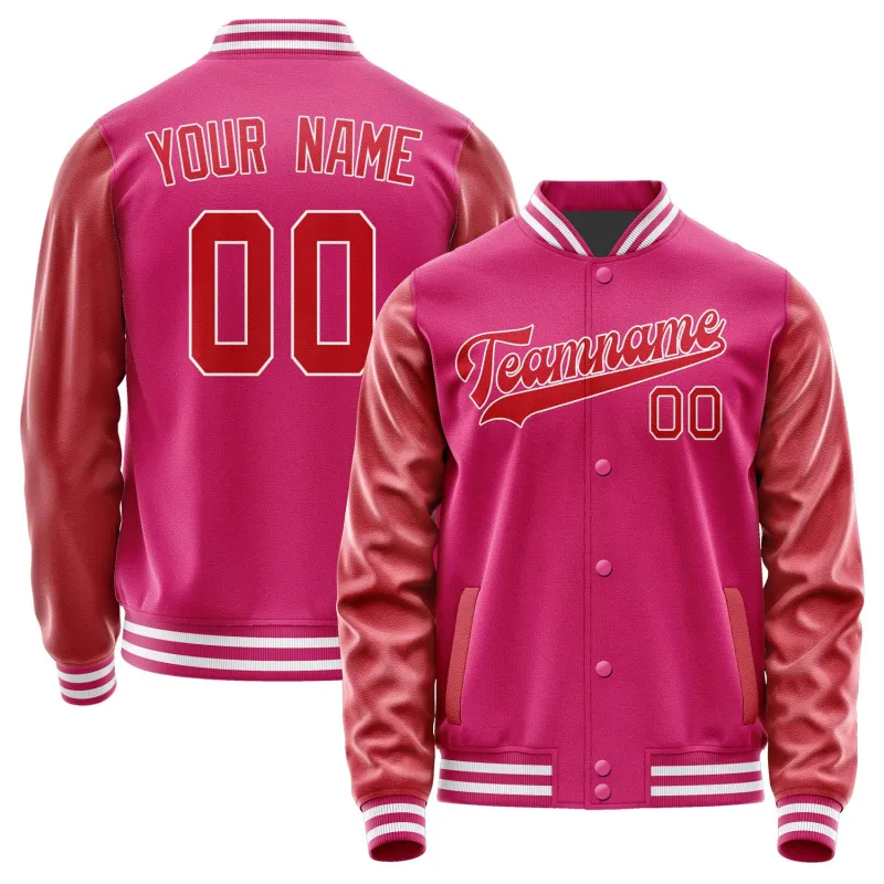 Custom Pink Red Jacket sold by Tailorly