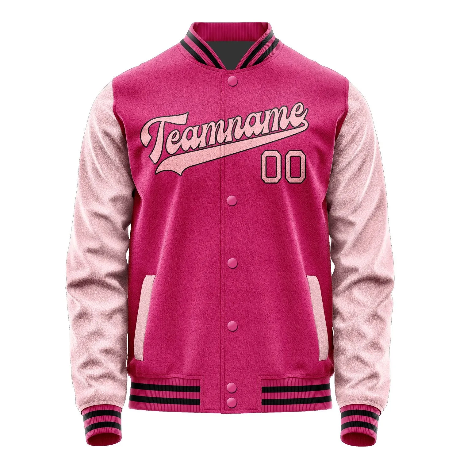 Custom Pink Light Pink Jacket sold by Tailorly product image thumbnail 4