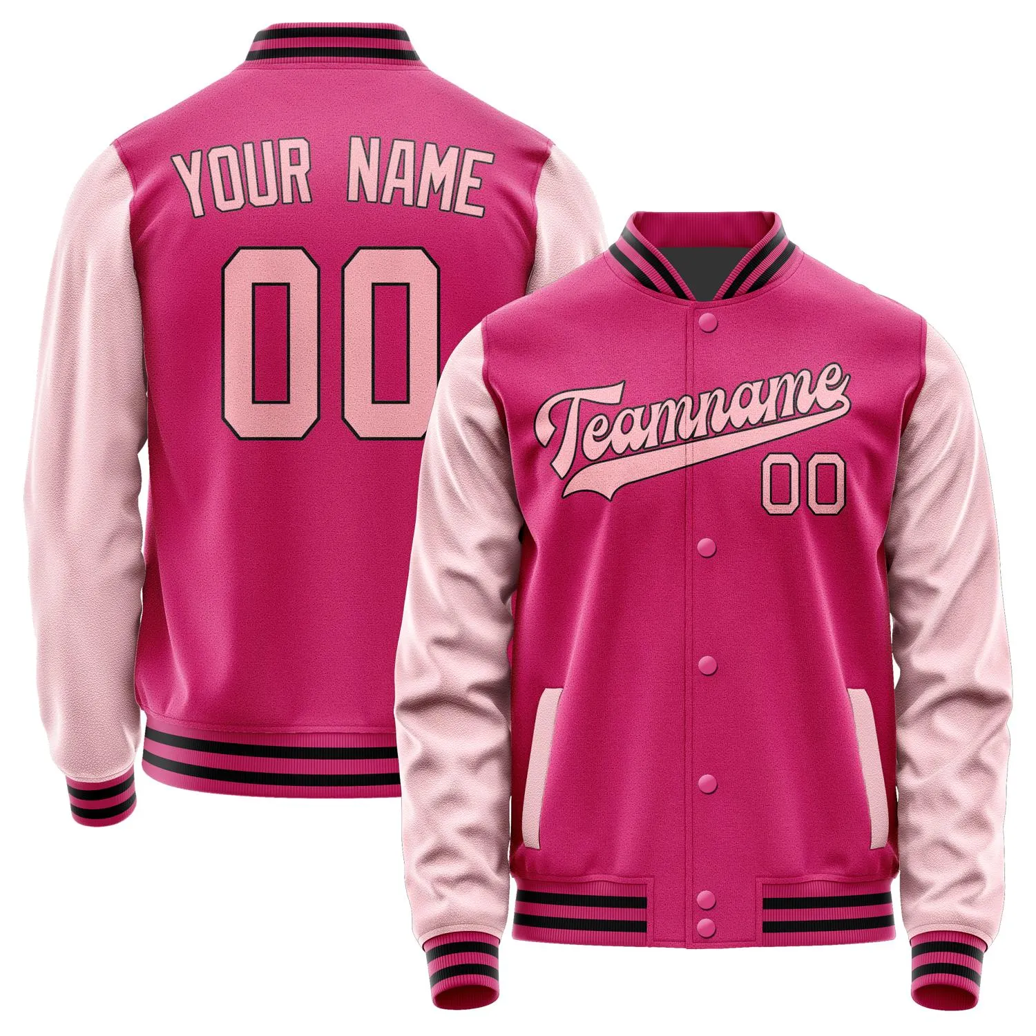 Custom Pink Light Pink Jacket sold by Tailorly
