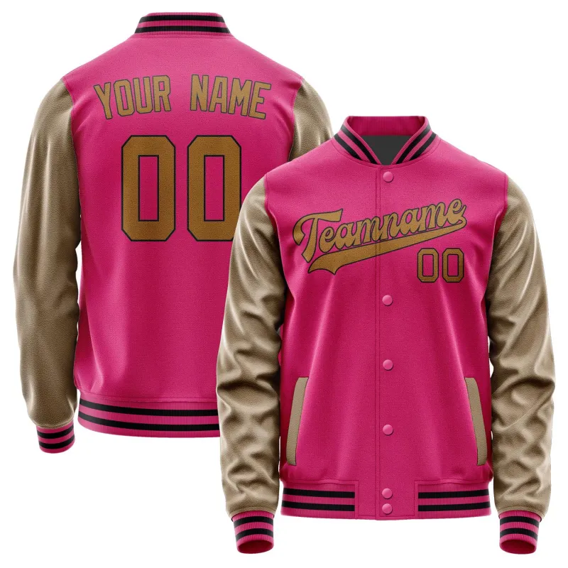 Custom Pink Khaki Jacket sold by Tailorly