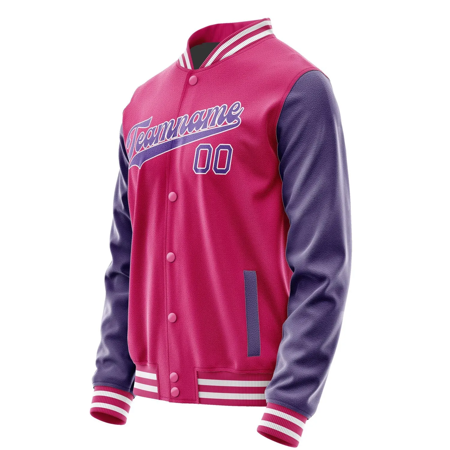 Custom Pink Light Purple Jacket sold by Tailorly product image thumbnail 2