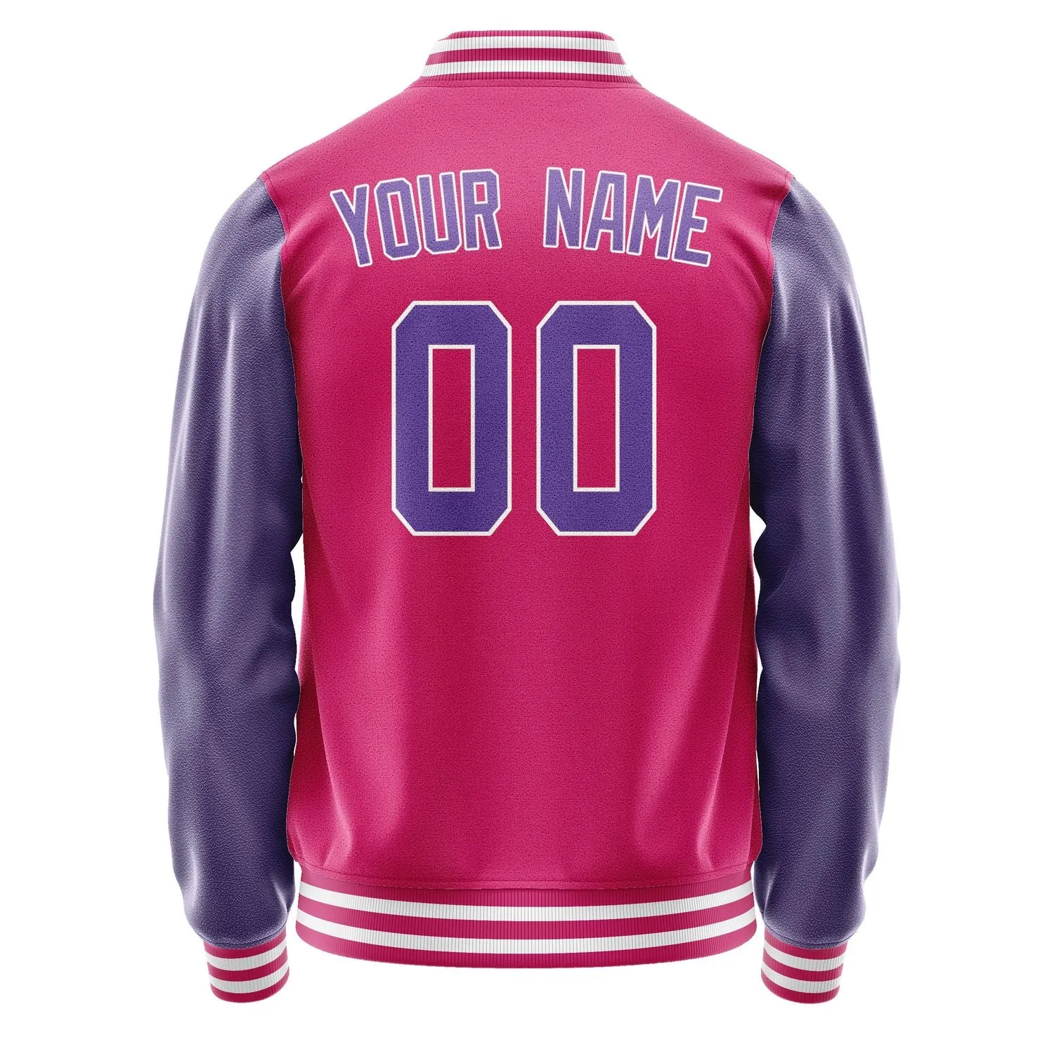 Custom Pink Light Purple Jacket sold by Tailorly product image thumbnail 3