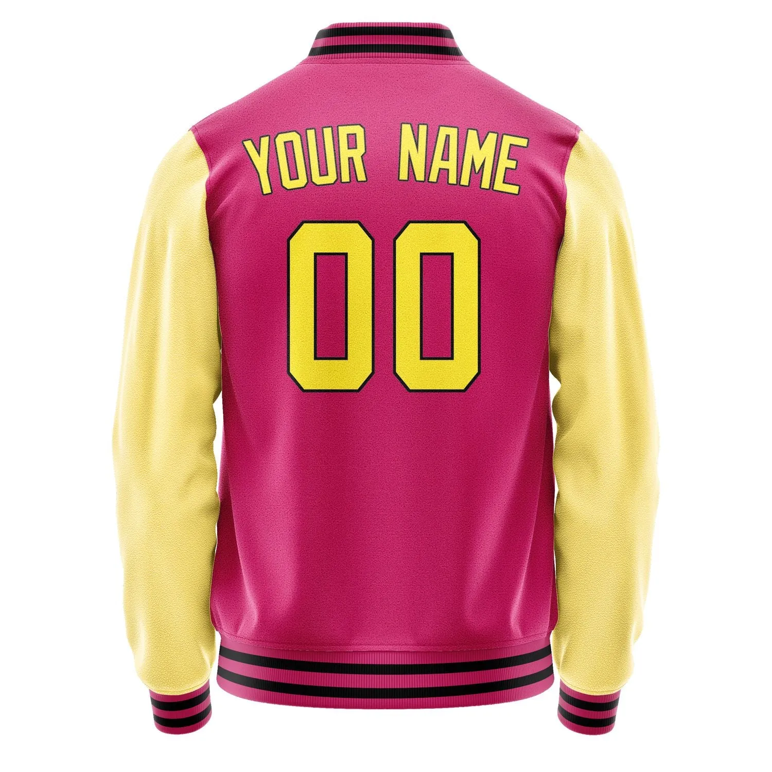 Custom Pink Light Yellow Jacket sold by Tailorly product image thumbnail 3