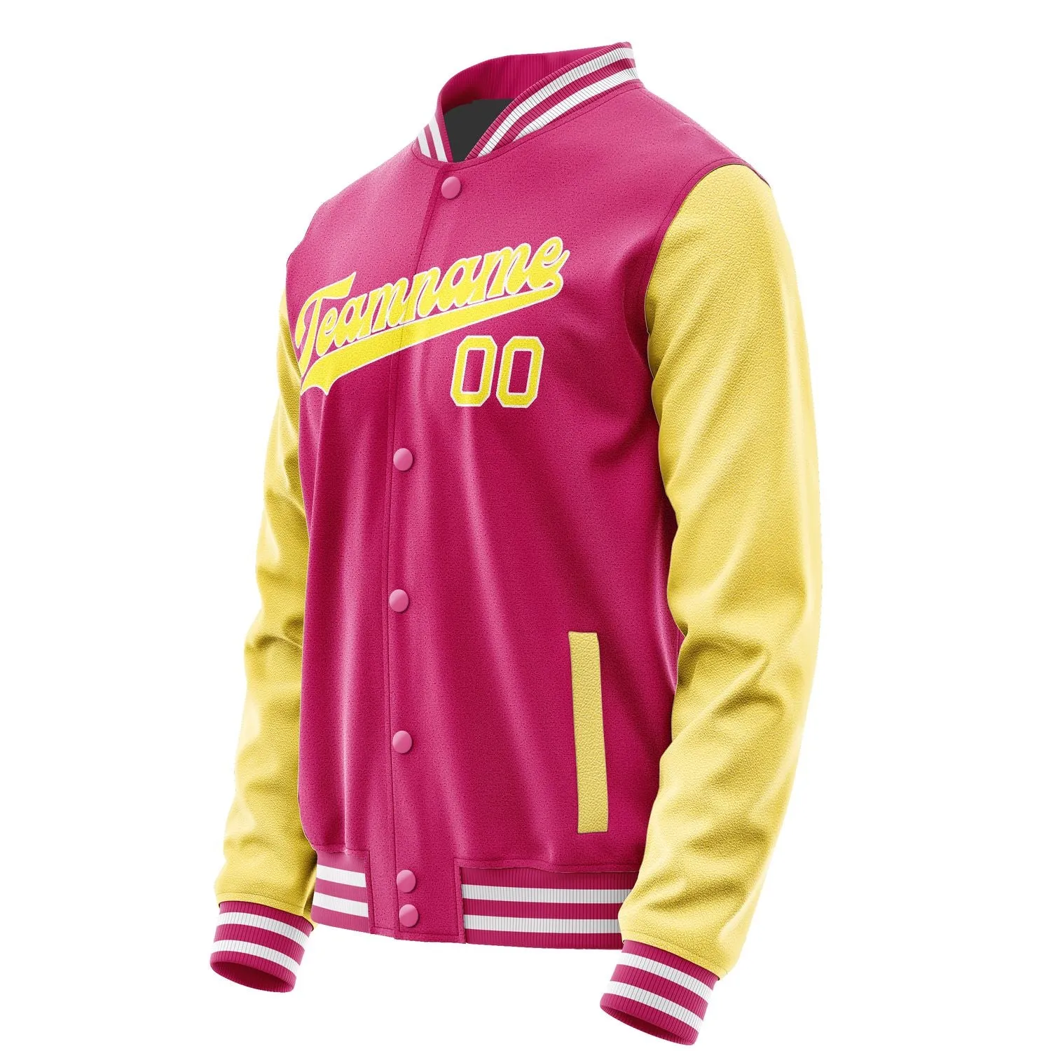 Custom Pink Light Yellow Jacket sold by Tailorly product image thumbnail 2