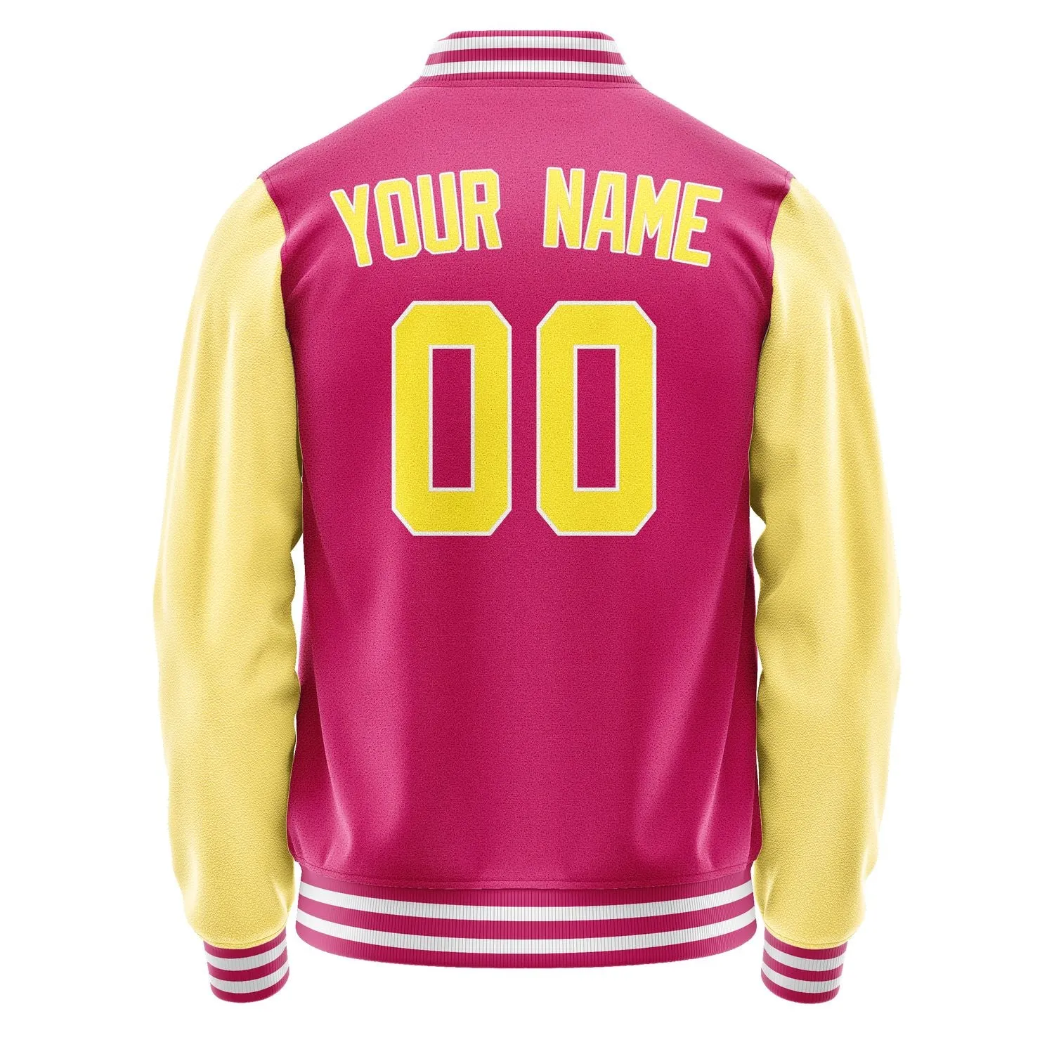 Custom Pink Light Yellow Jacket sold by Tailorly product image thumbnail 3