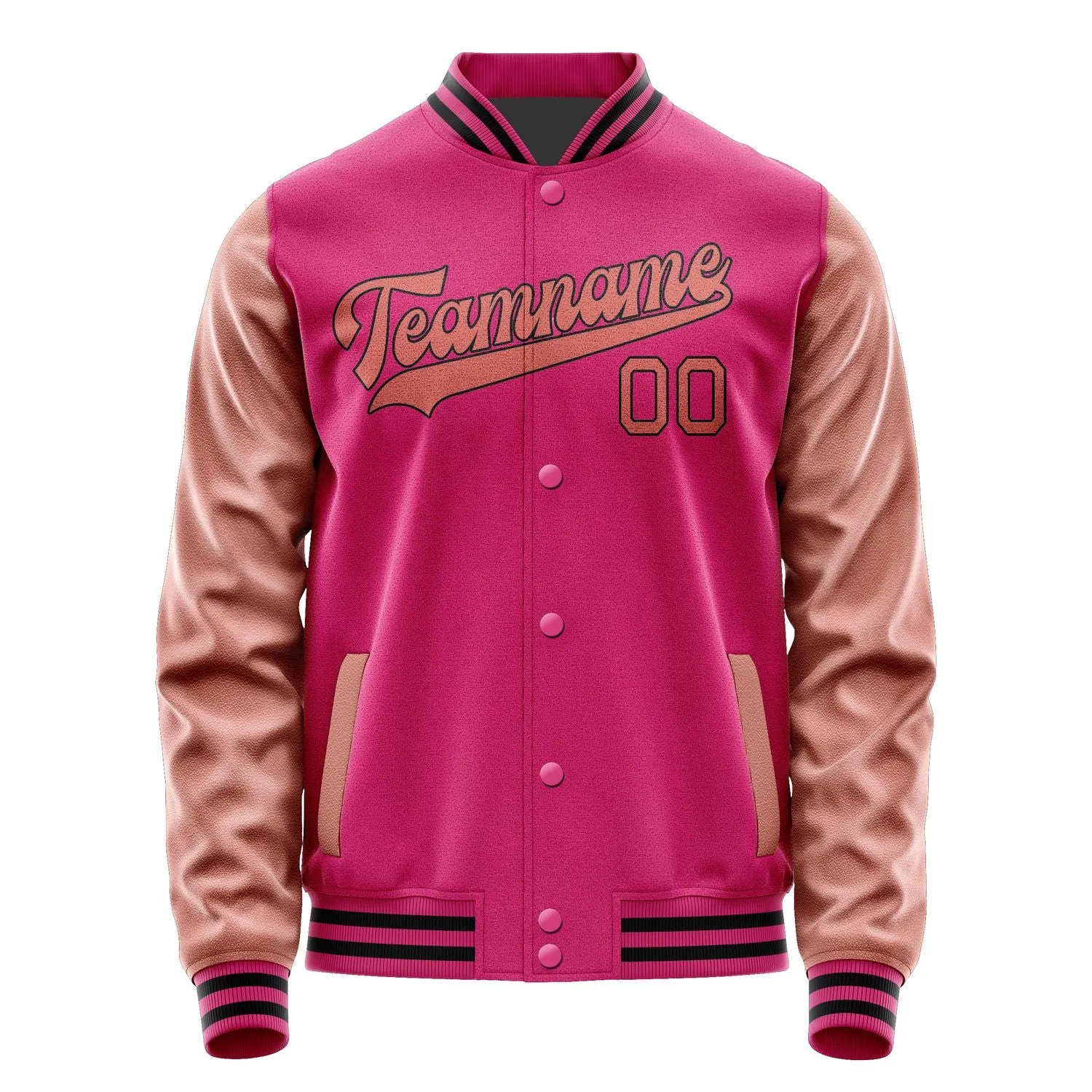 Custom Pink Copper Rose Jacket sold by Tailorly product image thumbnail 4