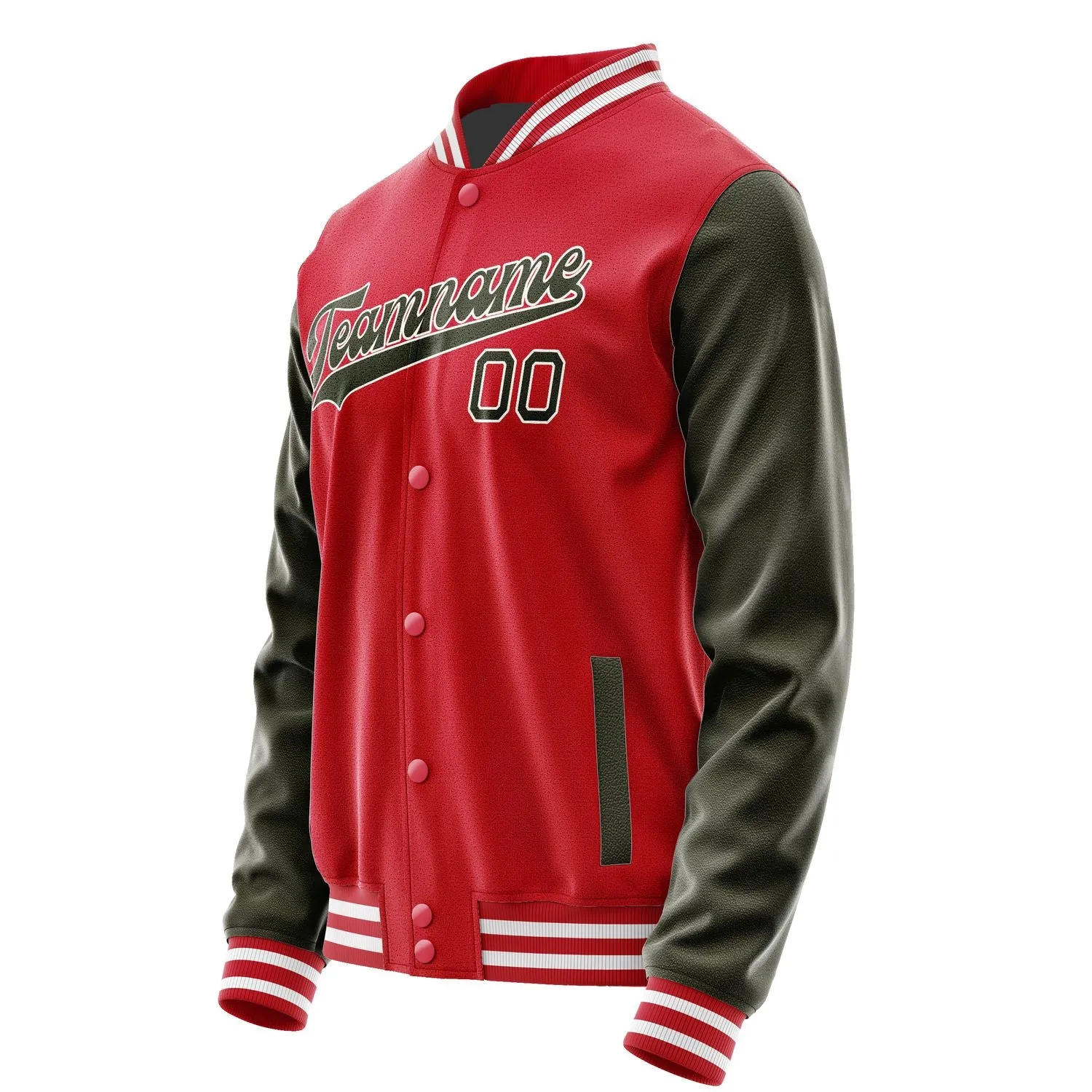 Custom Red Olive Jacket sold by Tailorly product image thumbnail 2