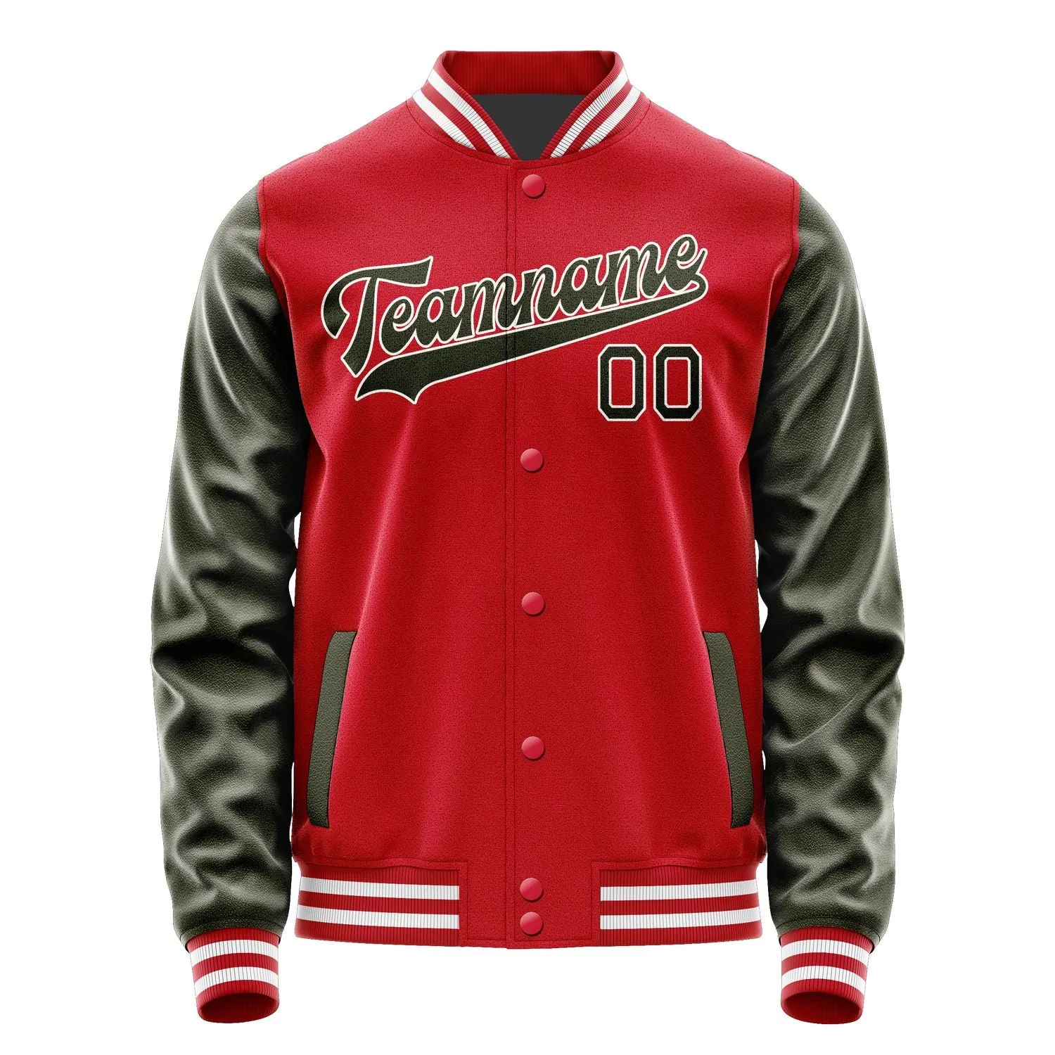 Custom Red Olive Jacket sold by Tailorly product image thumbnail 4