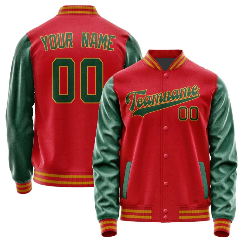 Custom Red Green Jacket sold by Tailorly