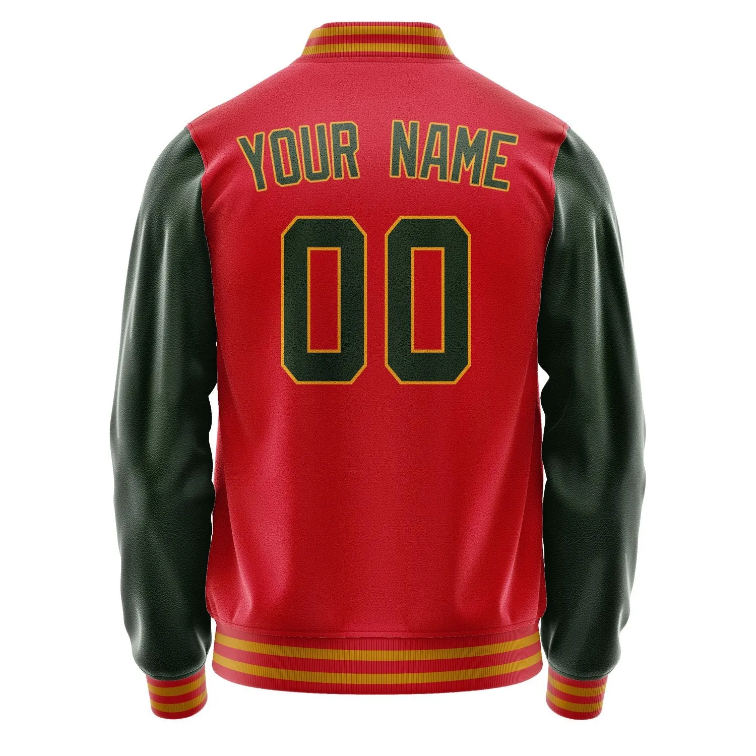 Custom Red Dark Green Jacket sold by Tailorly product image thumbnail 3