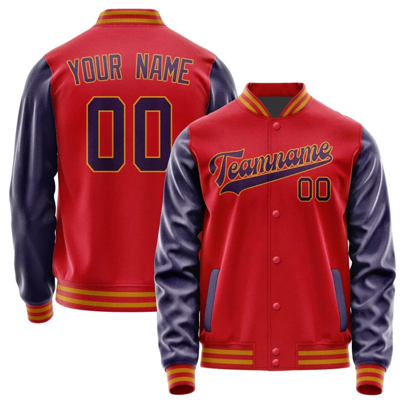 Custom Red Purple Jacket sold by Tailorly