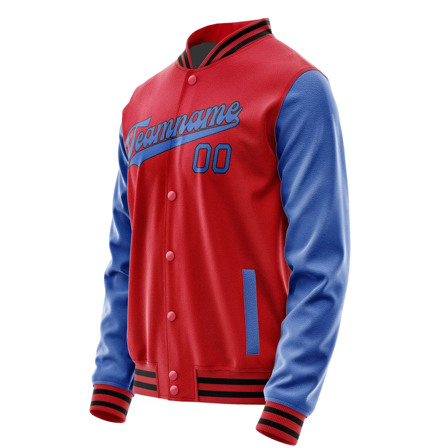 Custom Red Sky Blue Jacket sold by Tailorly product image thumbnail 2