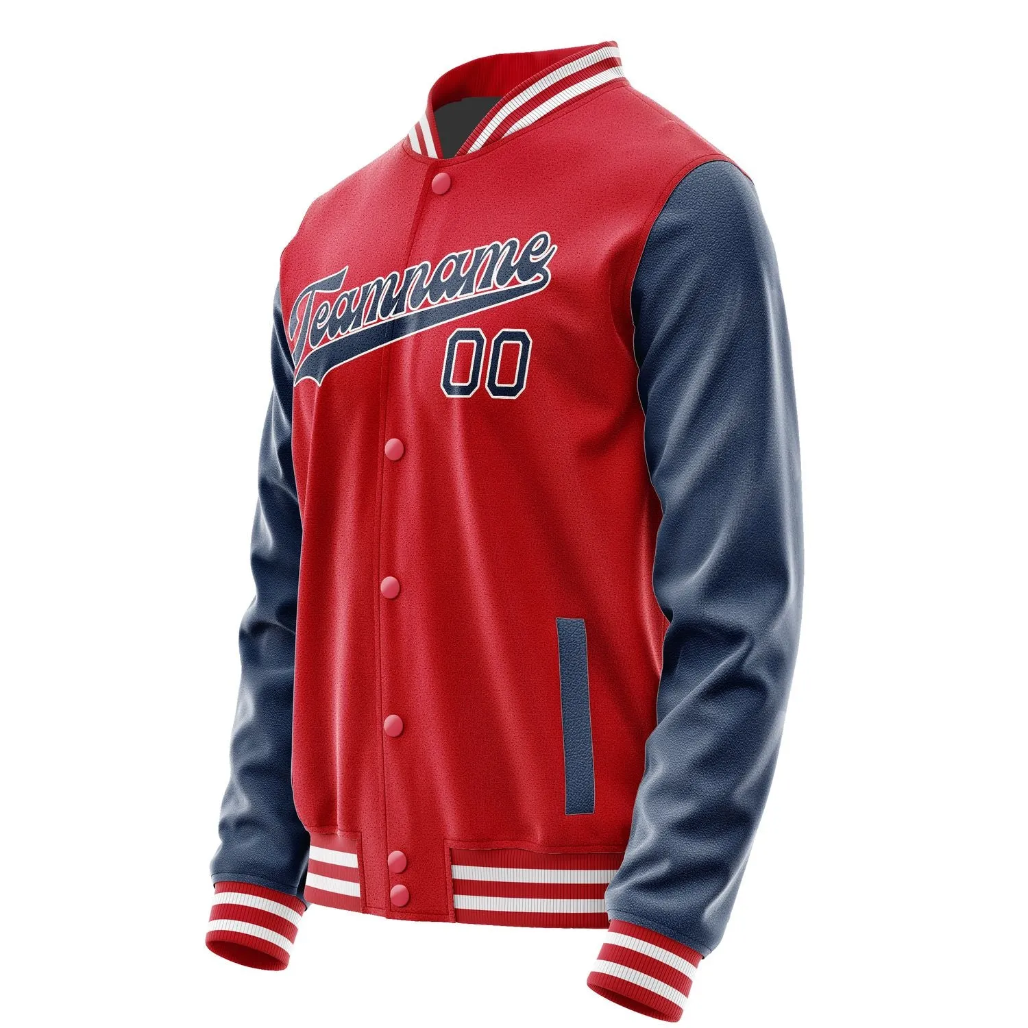 Custom Red Blue Jacket sold by Tailorly product image thumbnail 2
