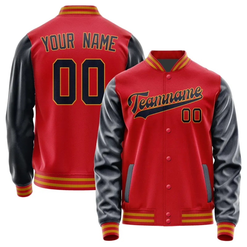 Custom Red Navy Jacket sold by Tailorly