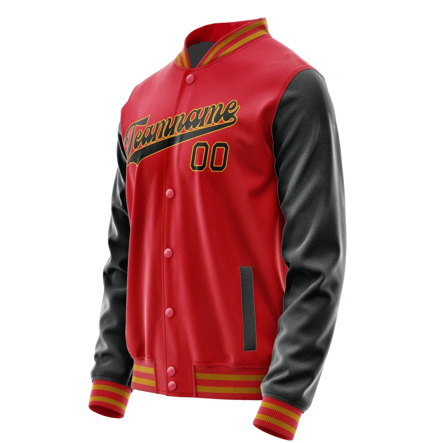 Custom Red Black Jacket sold by Tailorly product image thumbnail 2