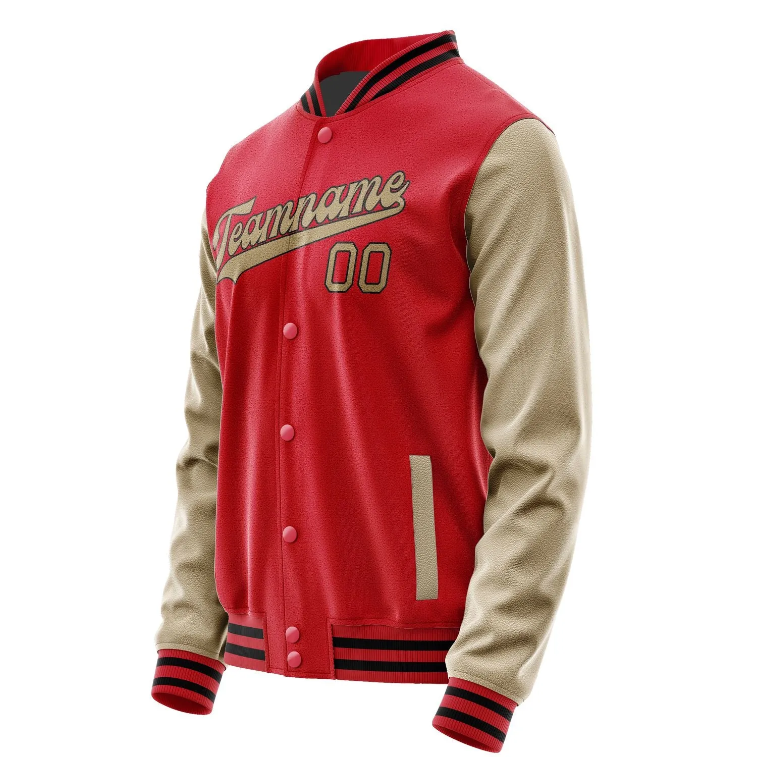 Custom Red Light Khaki Jacket sold by Tailorly product image thumbnail 2