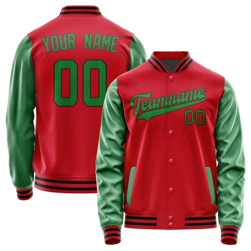 Custom Red Emerald Green Jacket sold by Tailorly