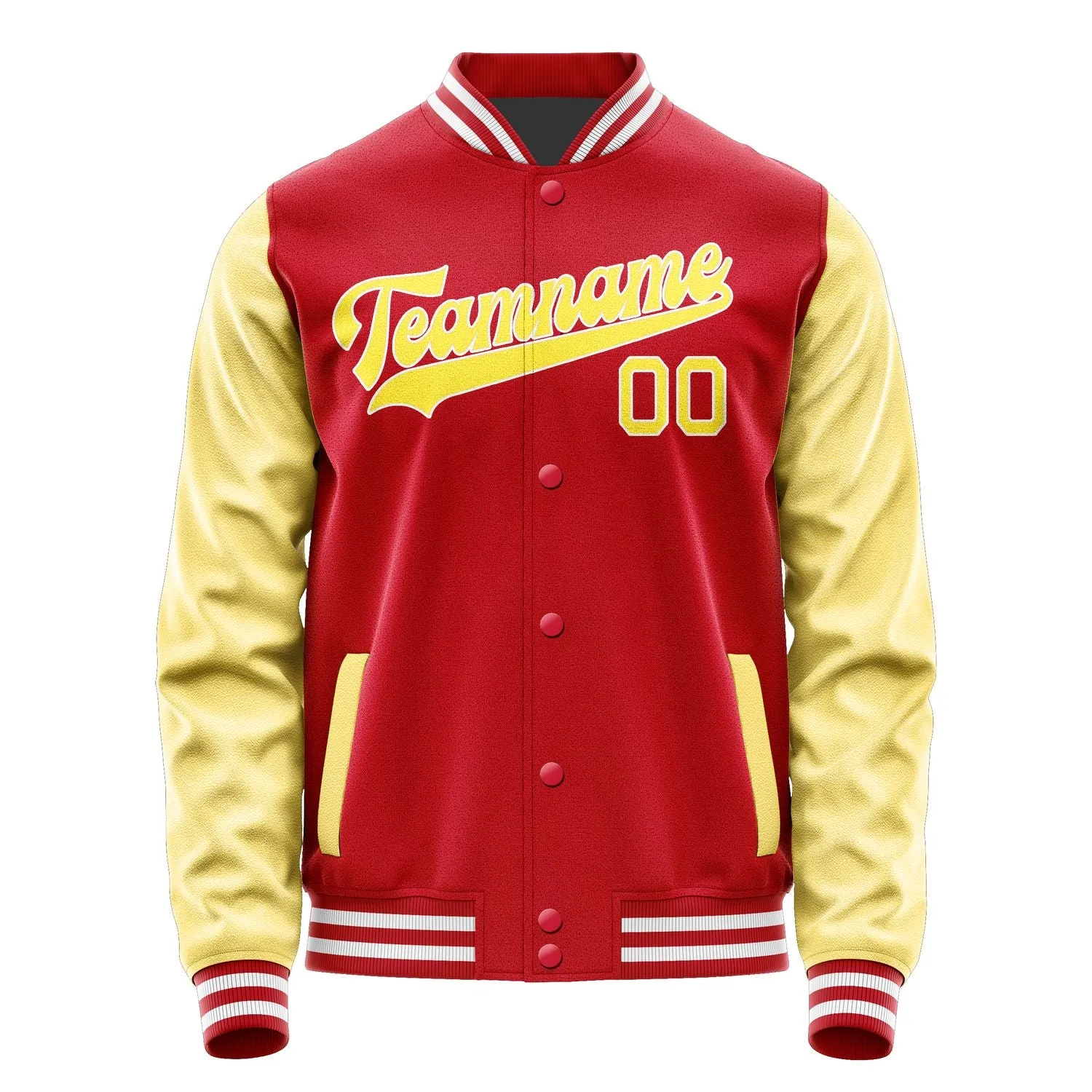 Custom Red Light Yellow Jacket sold by Tailorly product image thumbnail 4