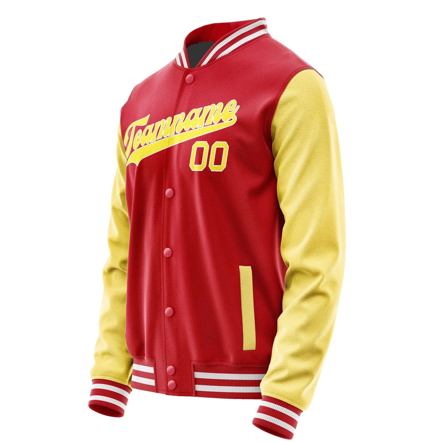 Custom Red Light Yellow Jacket sold by Tailorly product image thumbnail 2