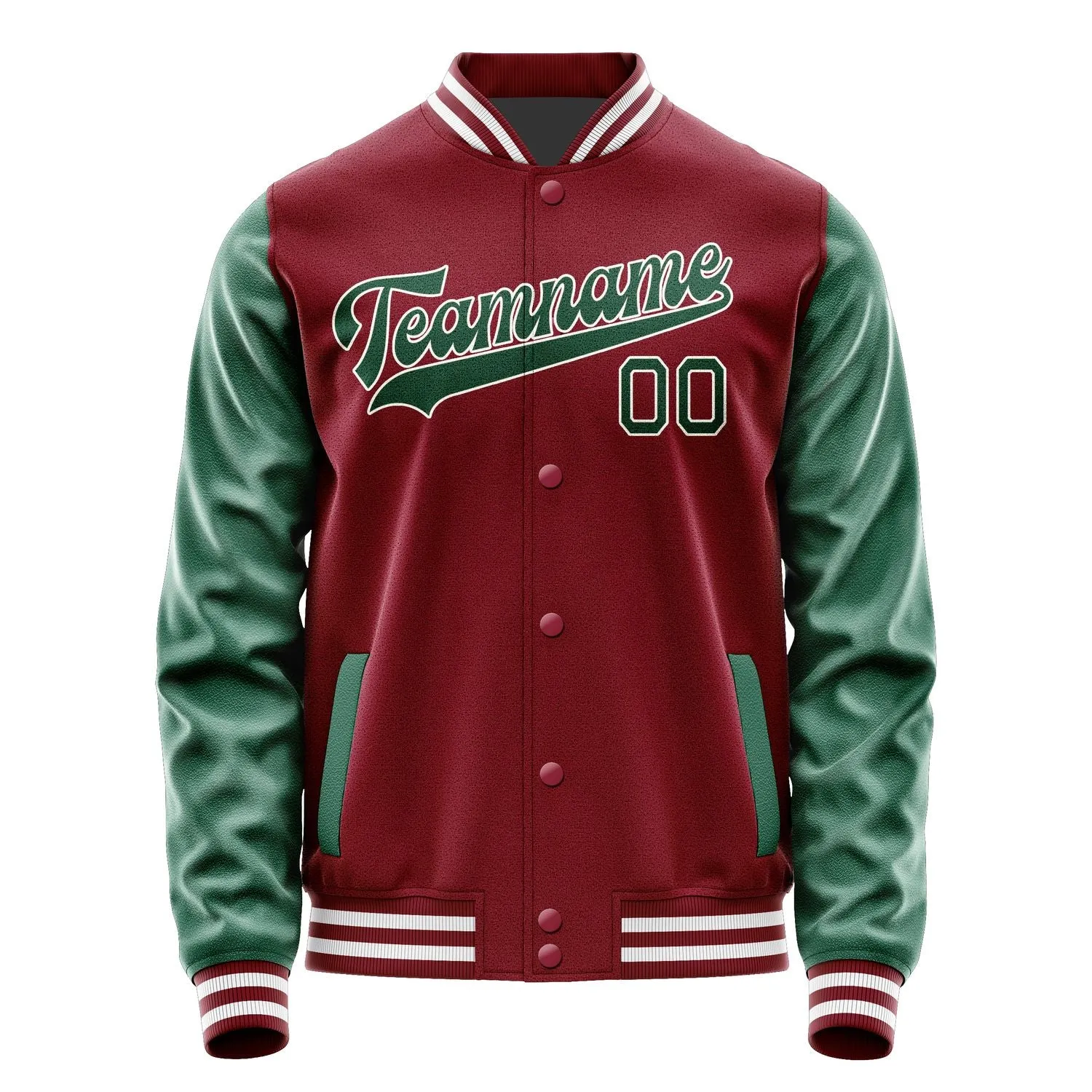 Custom Crimson Red Green Jacket sold by Tailorly product image thumbnail 4