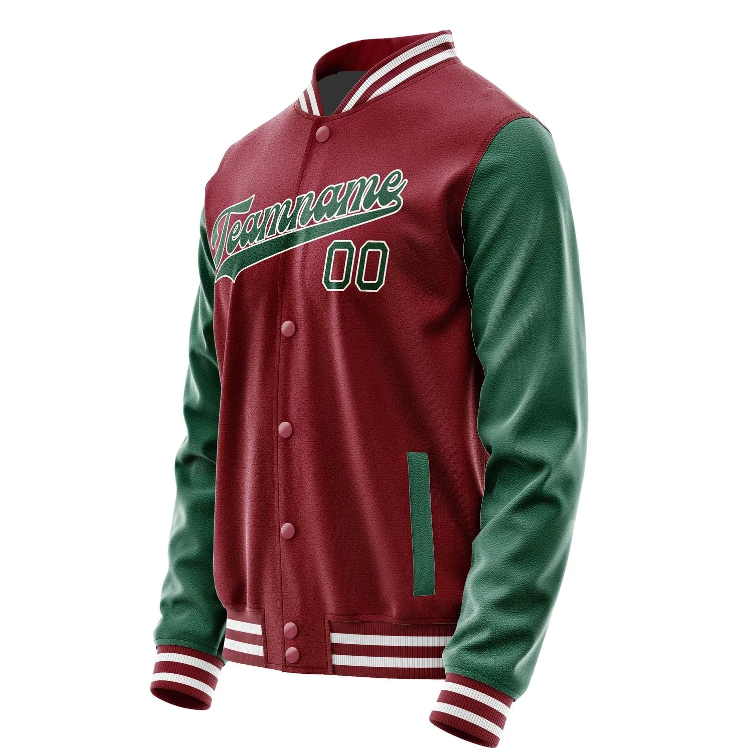 Custom Crimson Red Green Jacket sold by Tailorly product image thumbnail 2