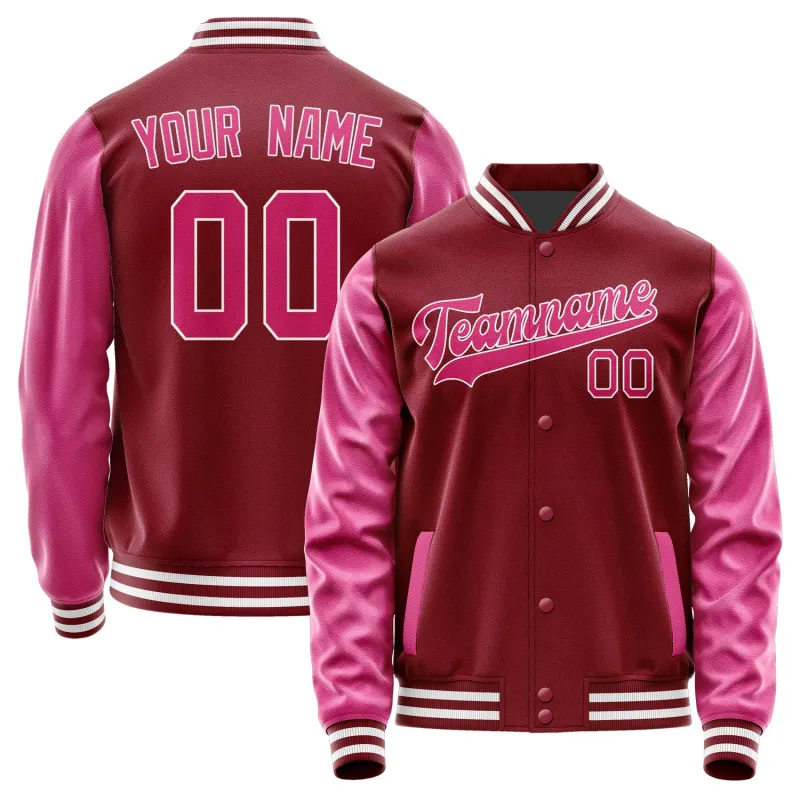 Custom Crimson Red Pink Jacket sold by Tailorly