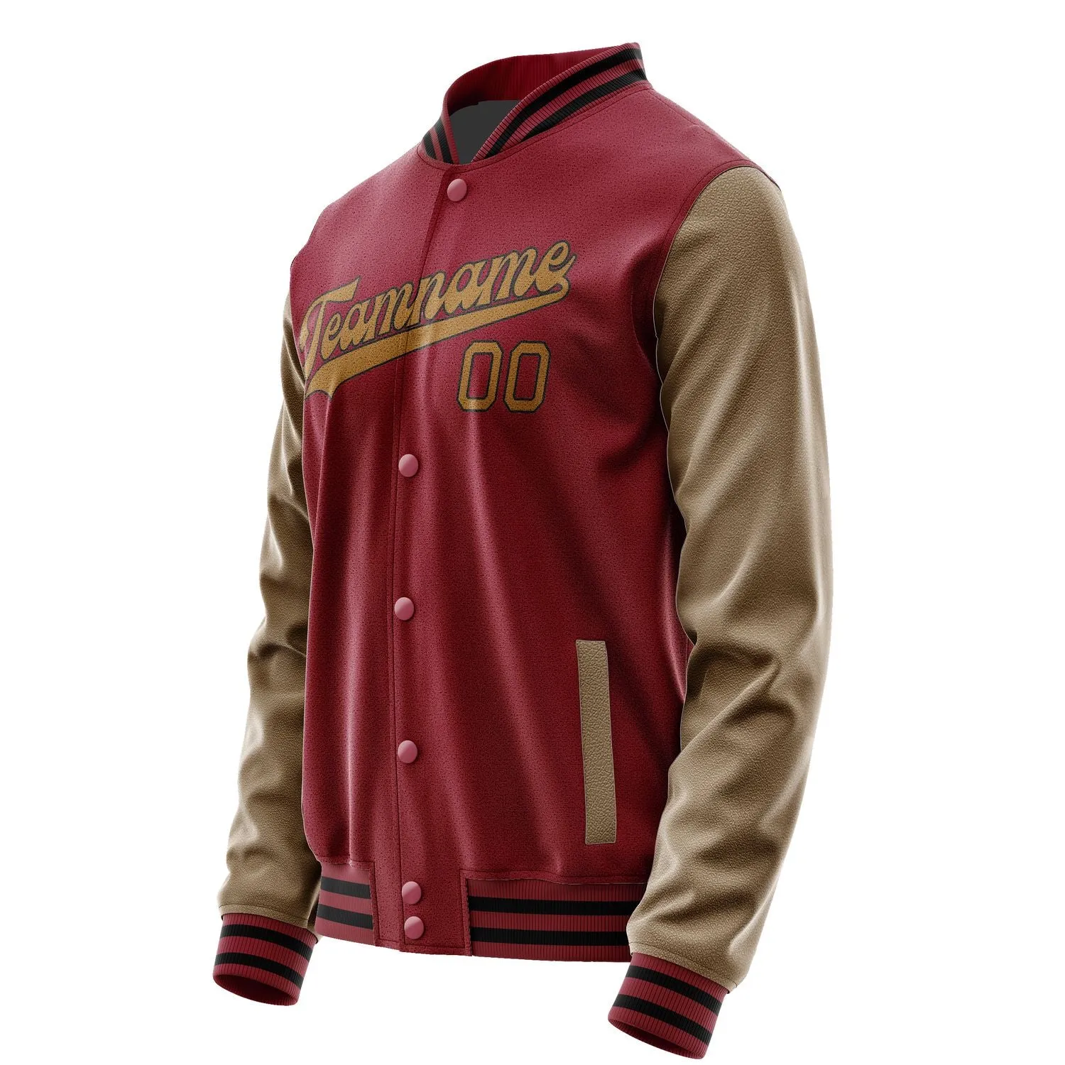 Custom Crimson Red Khaki Jacket sold by Tailorly product image thumbnail 2