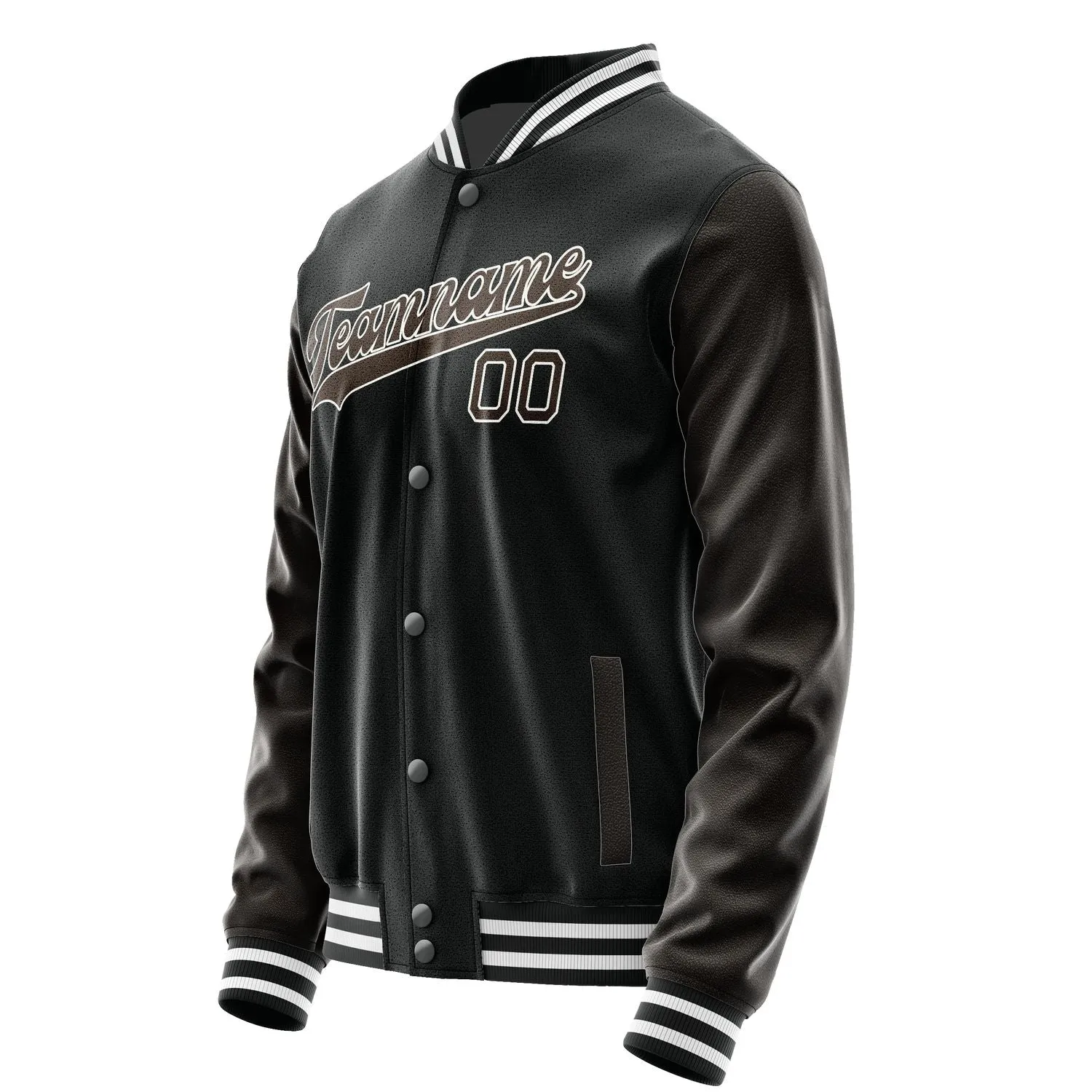 Custom Black Brown Jacket sold by Tailorly product image thumbnail 2