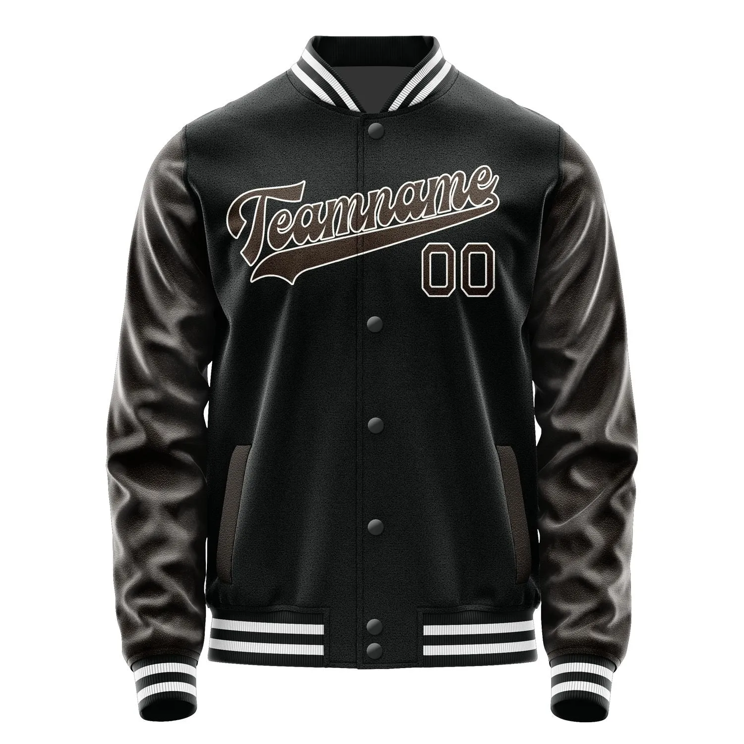Custom Black Brown Jacket sold by Tailorly product image thumbnail 4