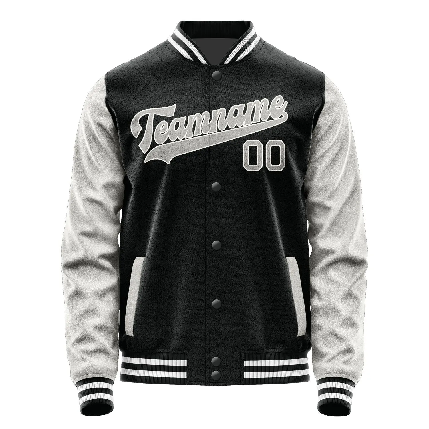 Custom Black Gray Jacket sold by Tailorly product image thumbnail 4