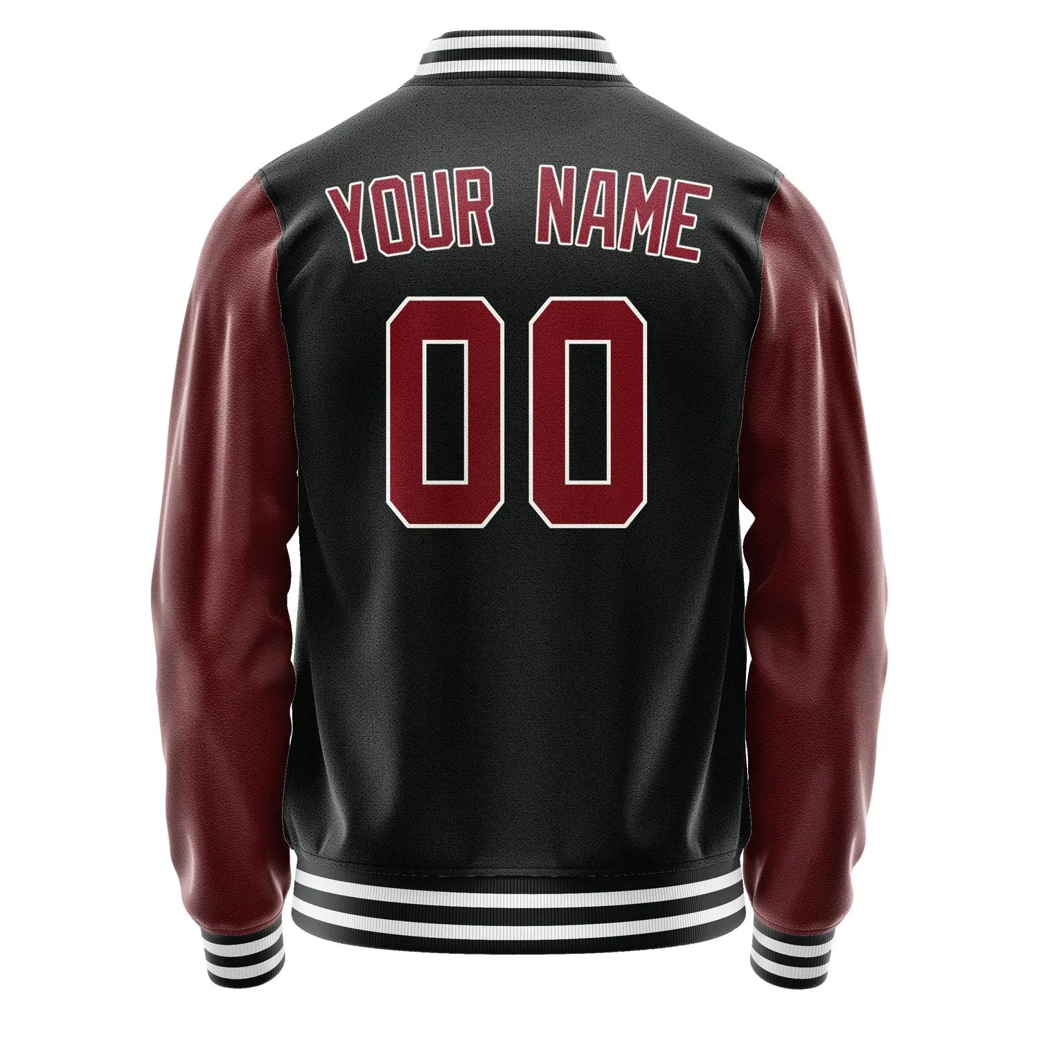 Custom Black Crimson Red Jacket sold by Tailorly product image thumbnail 3