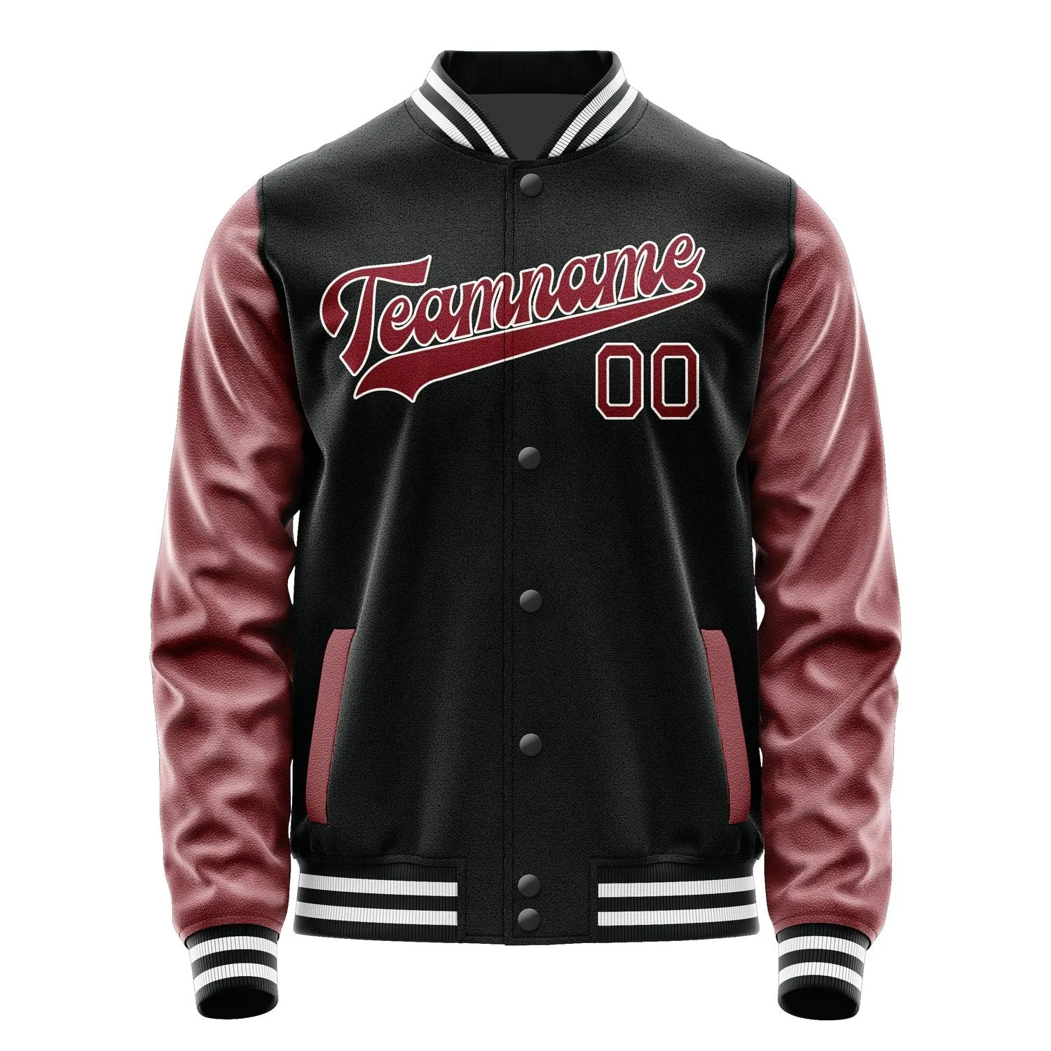Custom Black Crimson Red Jacket sold by Tailorly product image thumbnail 4