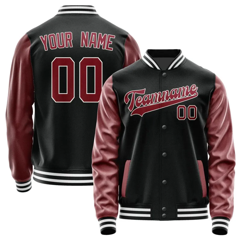Custom Black Crimson Red Jacket sold by Tailorly