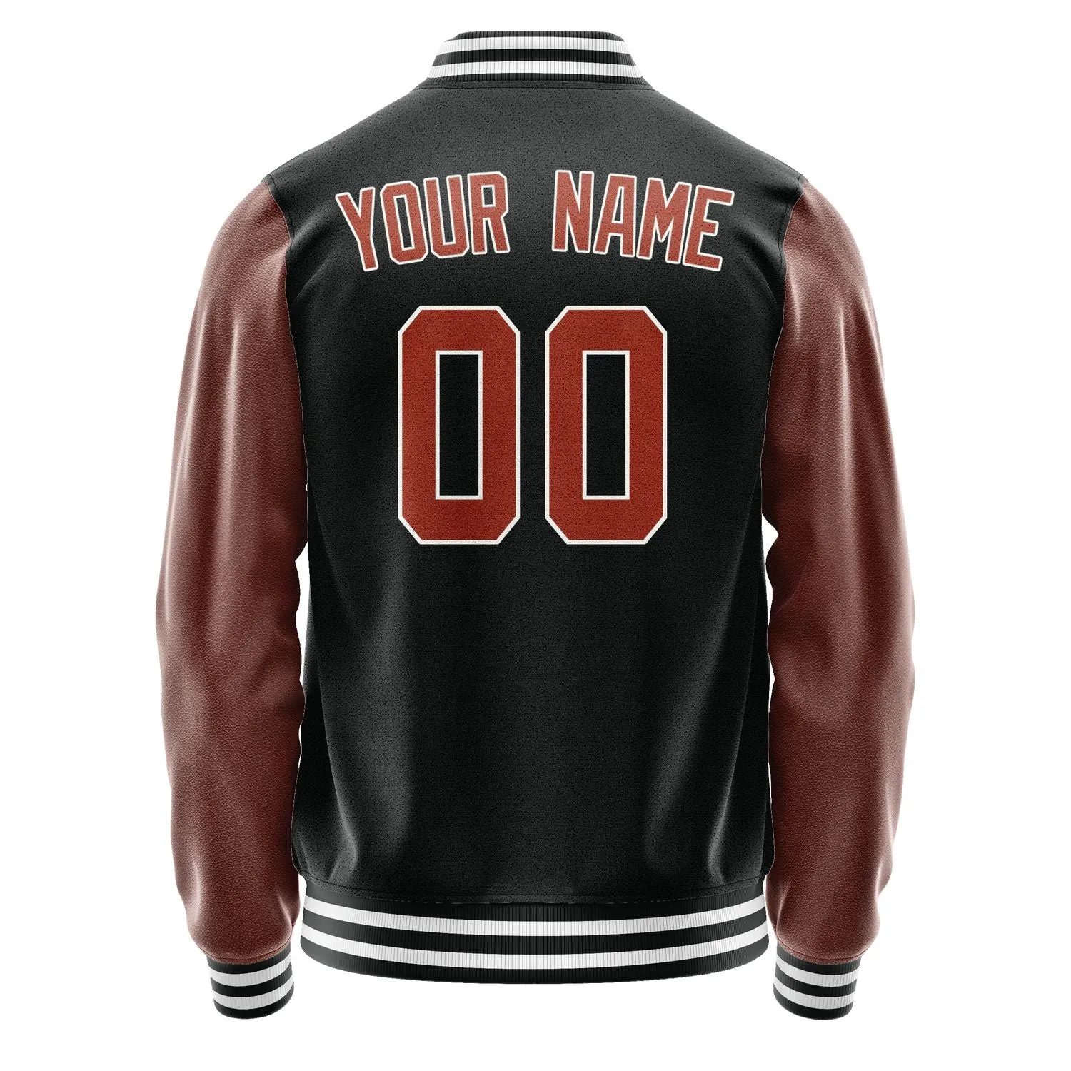 Custom Black Coral Red Jacket sold by Tailorly product image thumbnail 3