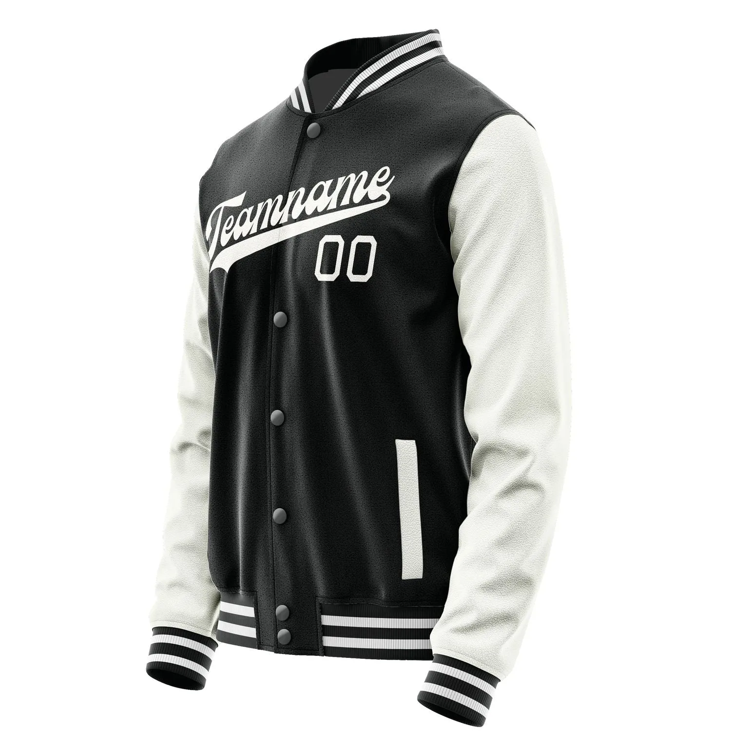 Custom Black White Jacket sold by Tailorly product image thumbnail 2