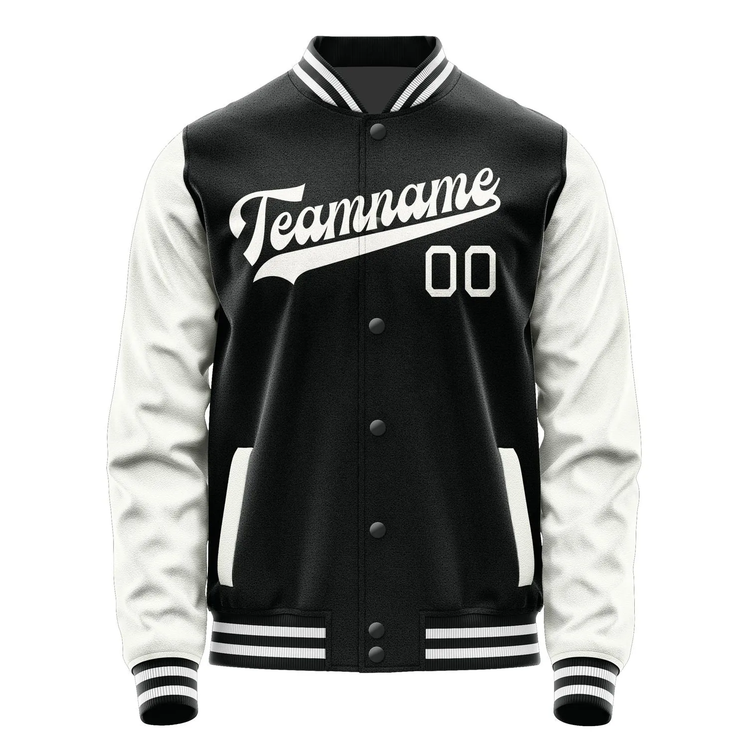Custom Black White Jacket sold by Tailorly product image thumbnail 4
