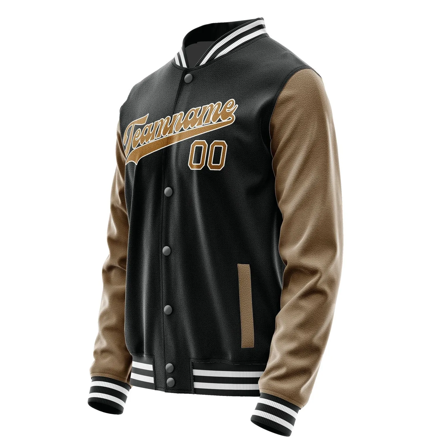 Custom Black Khaki Jacket sold by Tailorly product image thumbnail 2