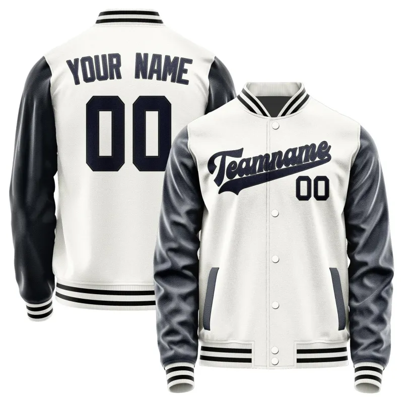 Custom White Navy Jacket sold by Tailorly