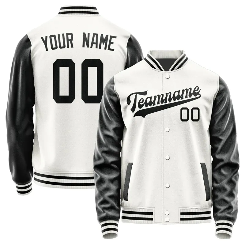 Custom White Black Jacket sold by Tailorly
