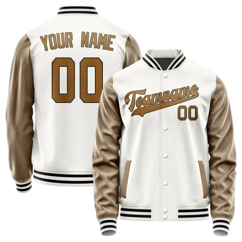 Custom White Khaki Jacket sold by Tailorly