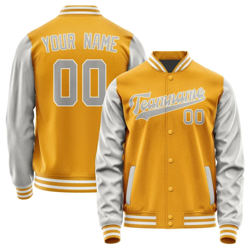 Custom Yellow Gray Jacket sold by Tailorly