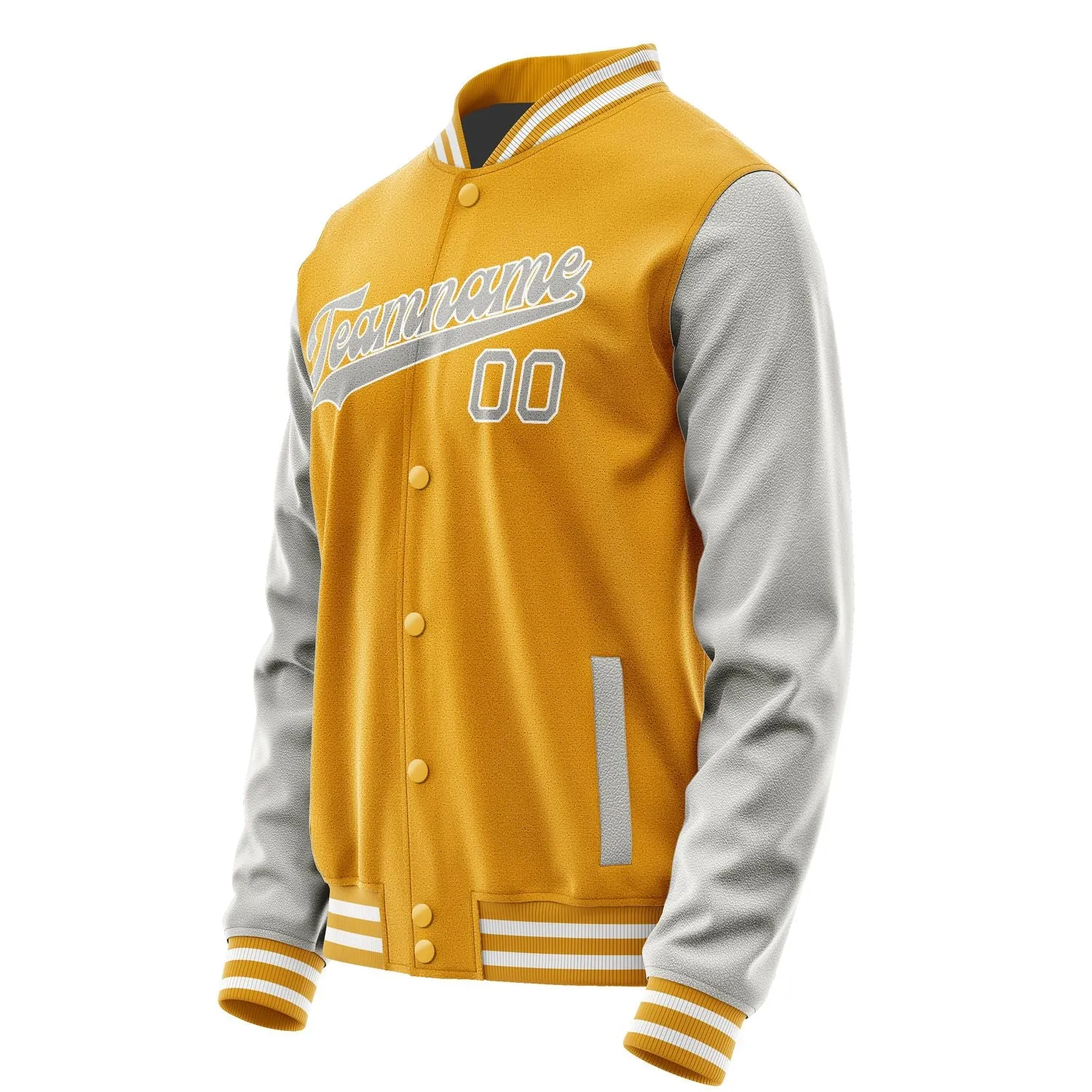 Custom Yellow Gray Jacket sold by Tailorly product image thumbnail 2
