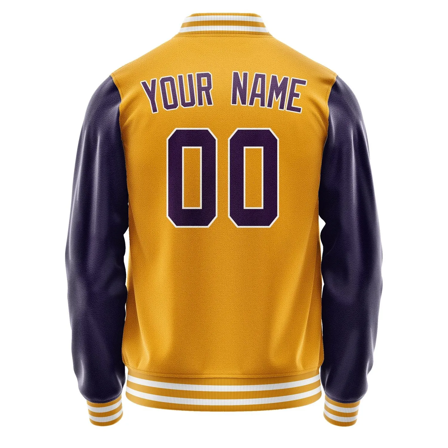 Custom Yellow Purple Jacket sold by Tailorly product image thumbnail 3