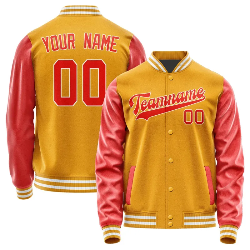 Custom Yellow Orange Red Jacket sold by Tailorly